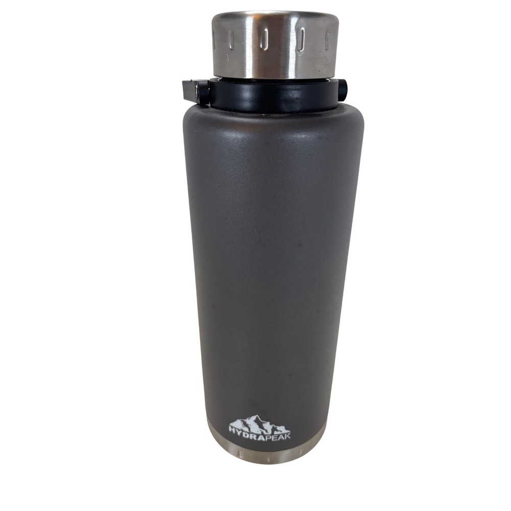 Hydrapeak 67oz Wide Mouth Stainless Steel Bottle Insulated Water Bottle Gray